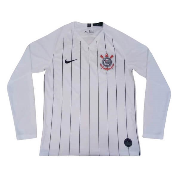 Camiseta Corinthians Paulista Primera equipación ML 2019-2020 Blanco